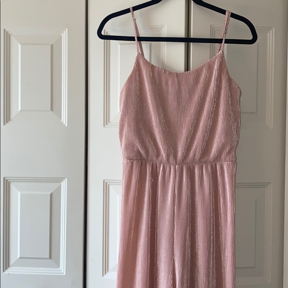 Pink jumpsuit